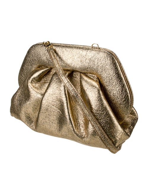 Themoirè Leather Evening Bag
