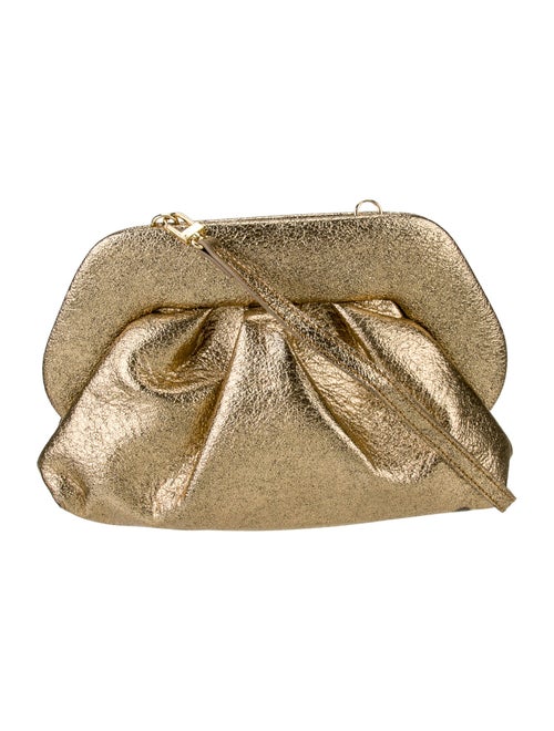 Themoirè Leather Evening Bag