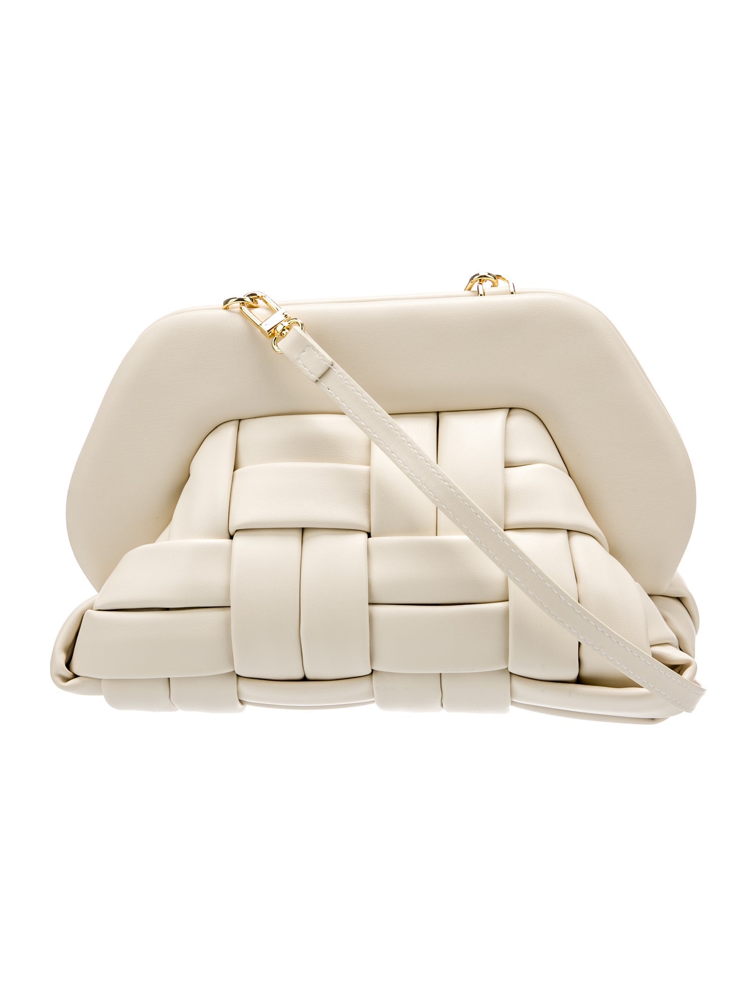 Themoirè Vegan Leather Clutch