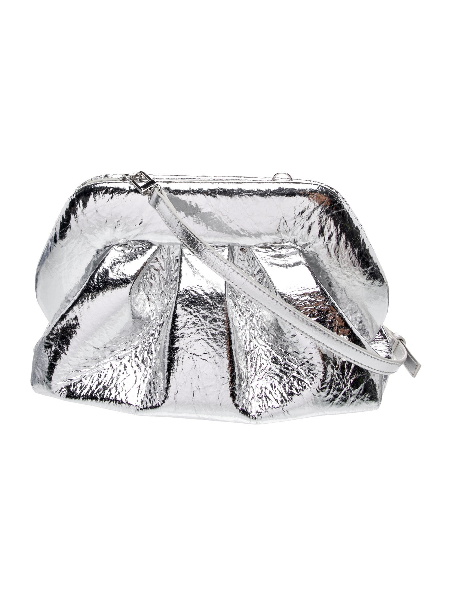 Themoirè Patent Leather Minaudière w/ Tags