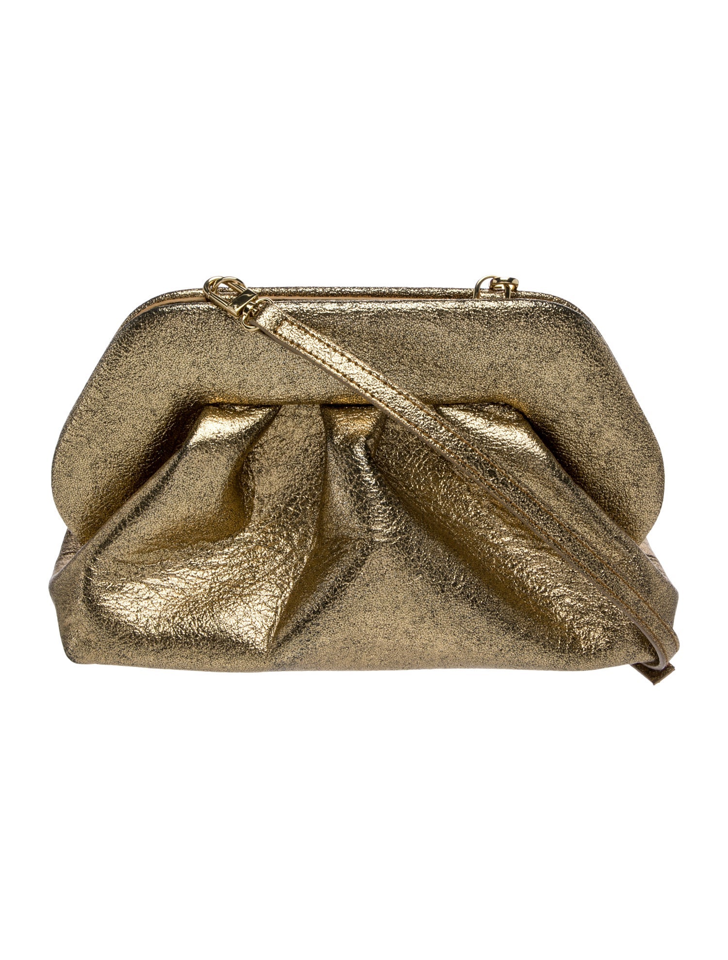 Themoirè Leather Shoulder Bag