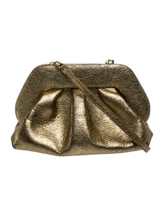 Themoirè Leather Shoulder Bag