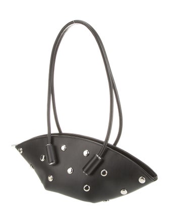 Themoirè Leather Shoulder Bag