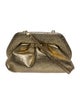 Themoirè Leather Evening Bag