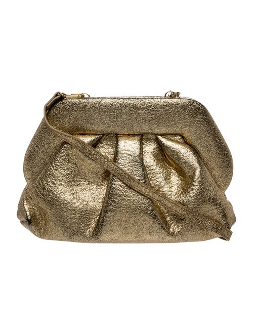 Themoirè Leather Evening Bag
