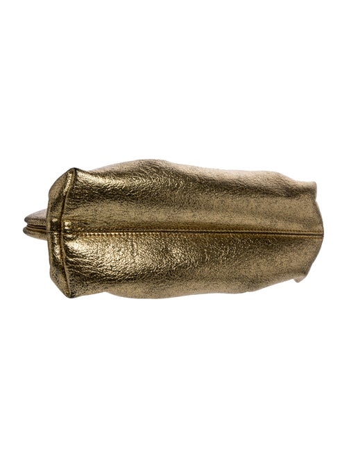 Themoirè Leather Evening Bag