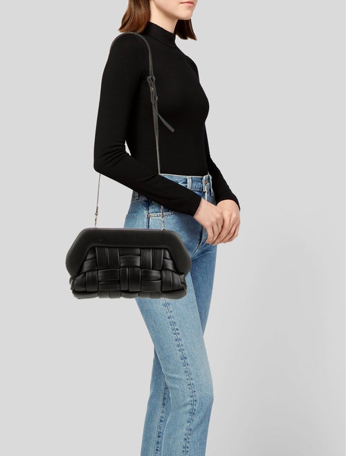 Themoirè Leather Shoulder Bag