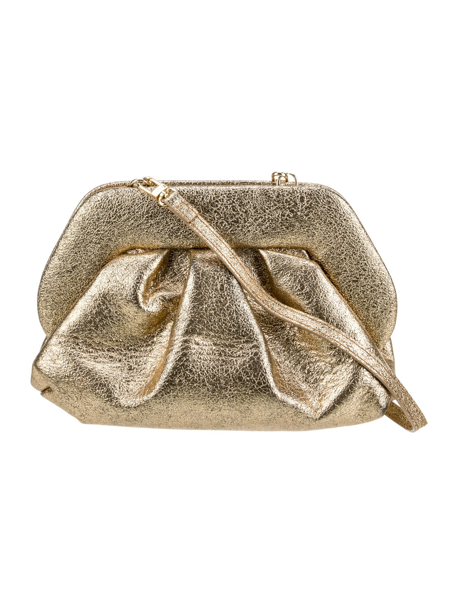Themoirè Leather Minaudière