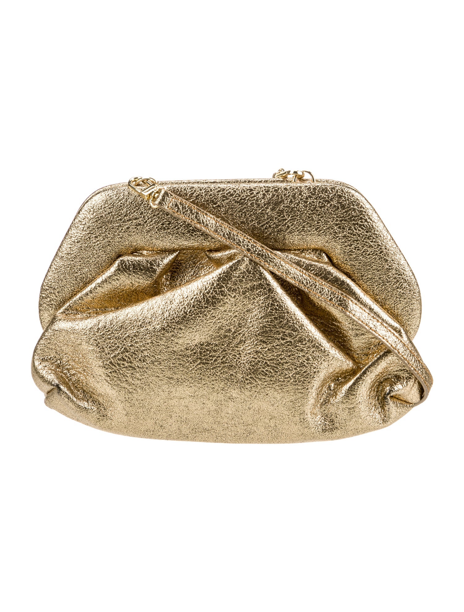 Themoirè Leather Minaudière