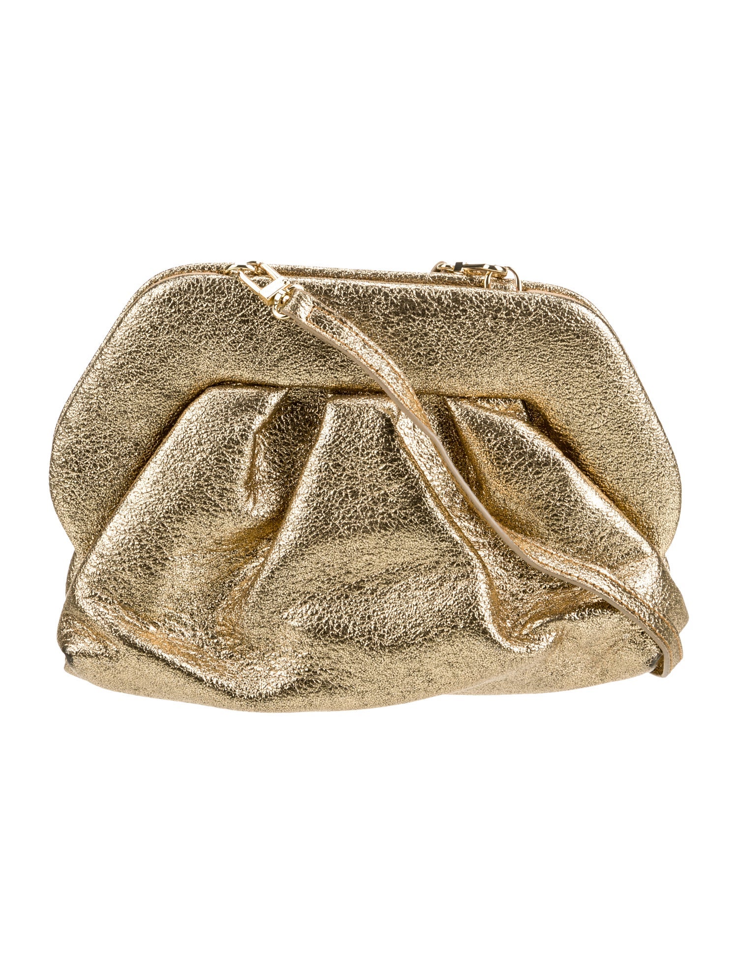 Themoirè Leather Minaudière