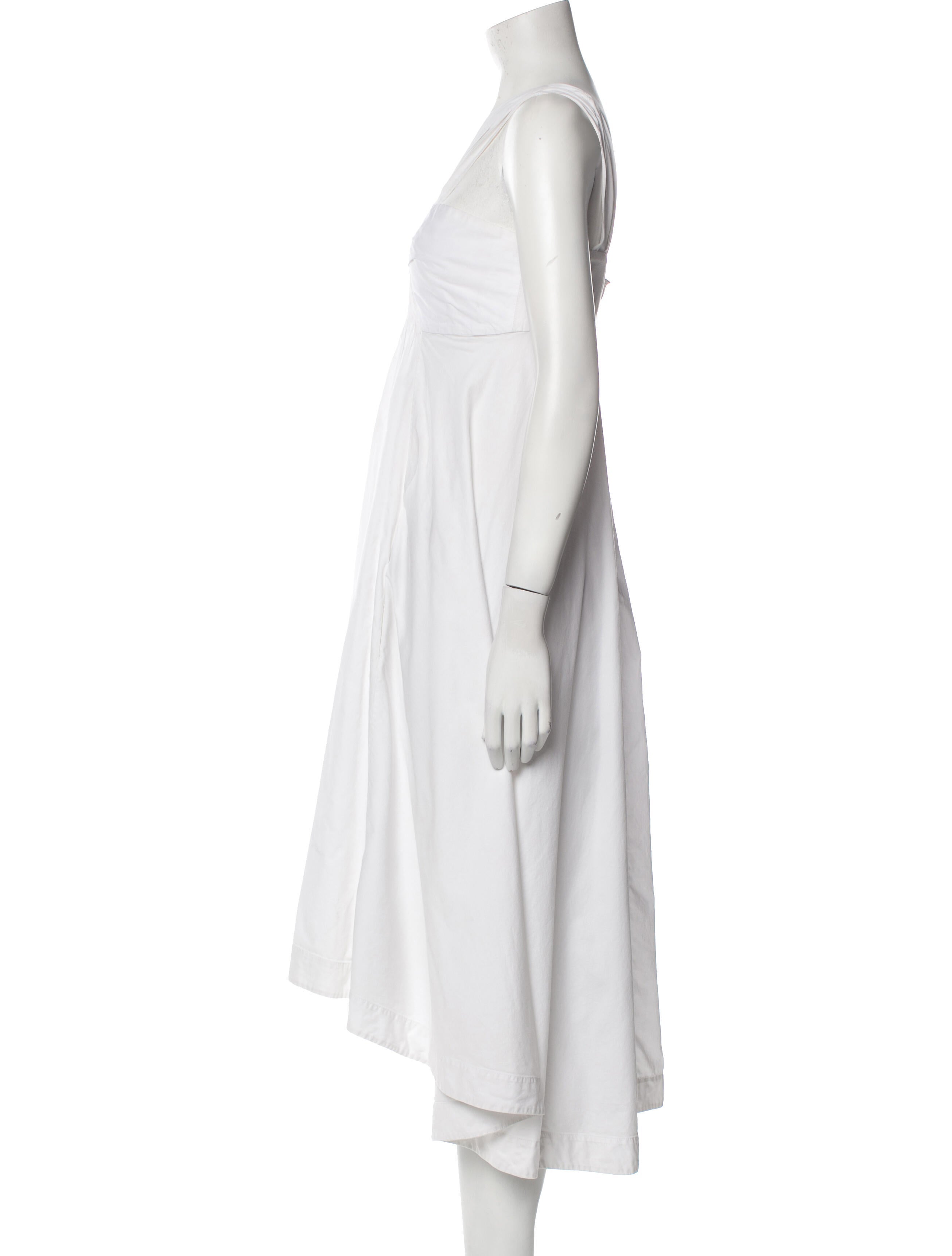 Teija Square Neckline Midi Length Dress