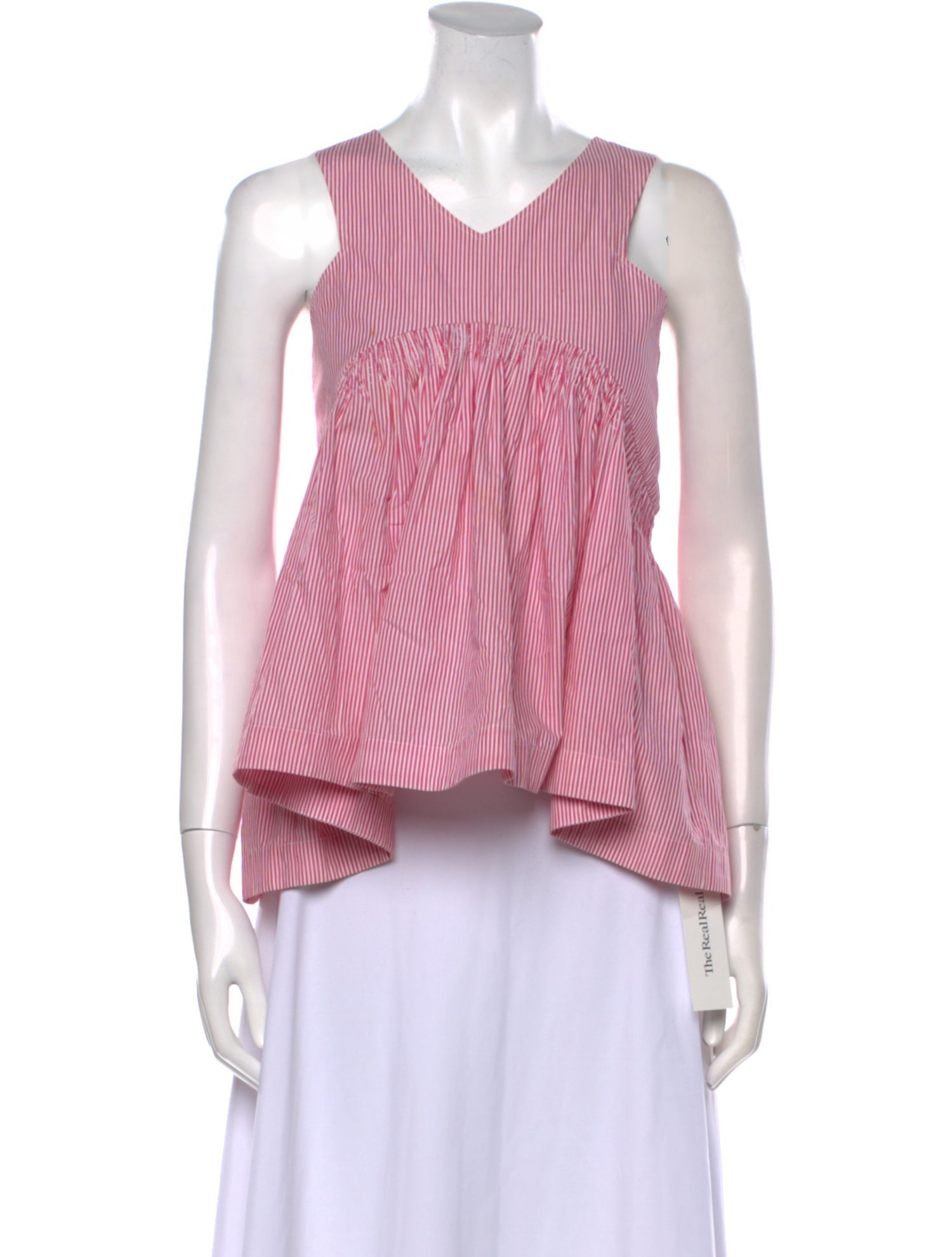 Teija Silk Striped Top