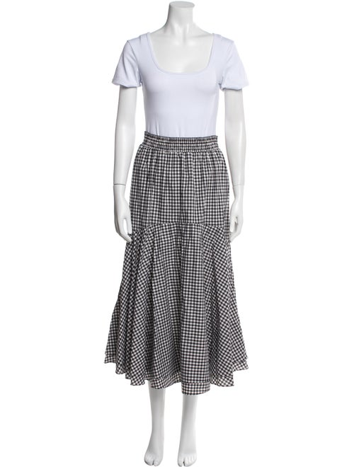 Teija Plaid Print Skirt Set