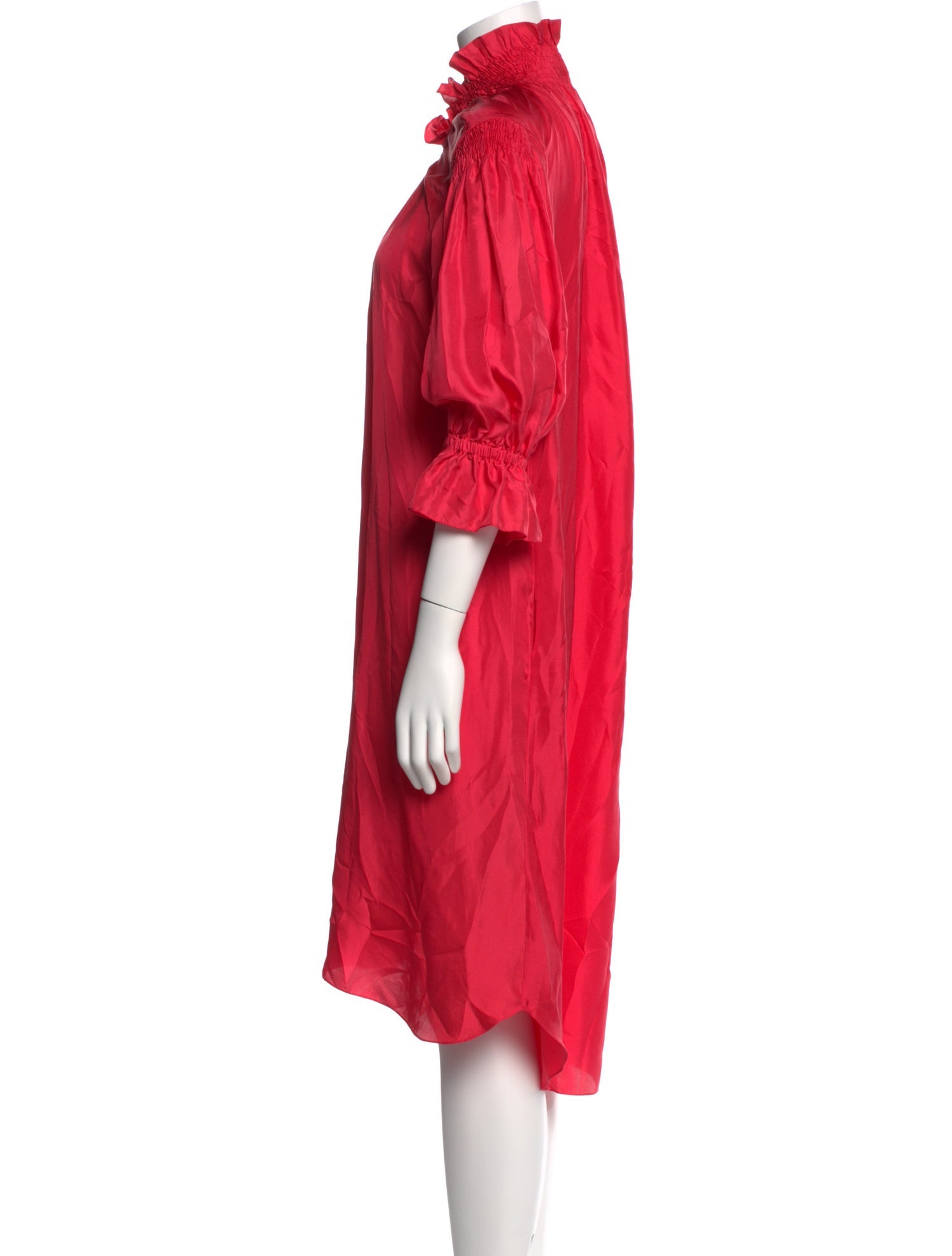 Teija Silk Midi Length Dress