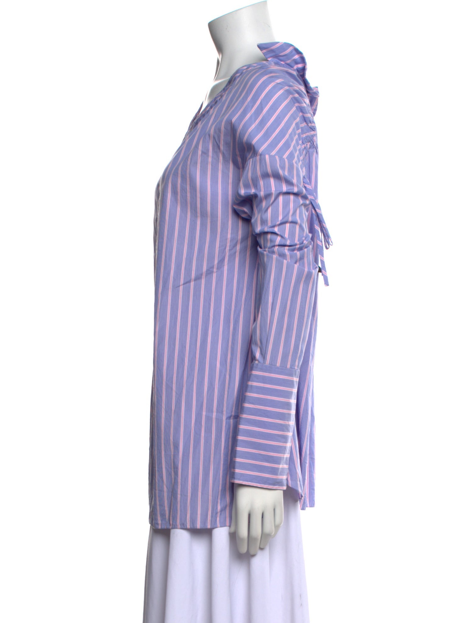 Teija Striped V-Neck Tunic