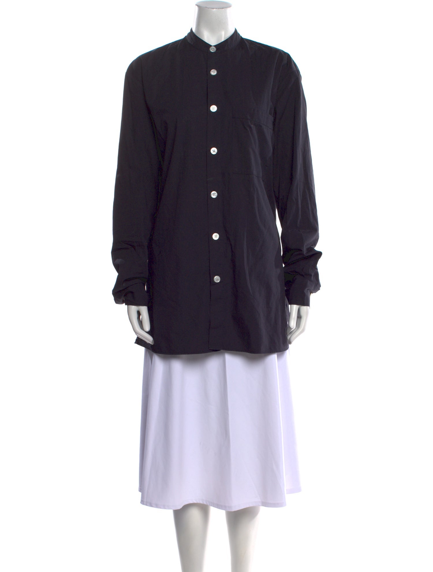 Tekla Mock Neck Long Sleeve Tunic