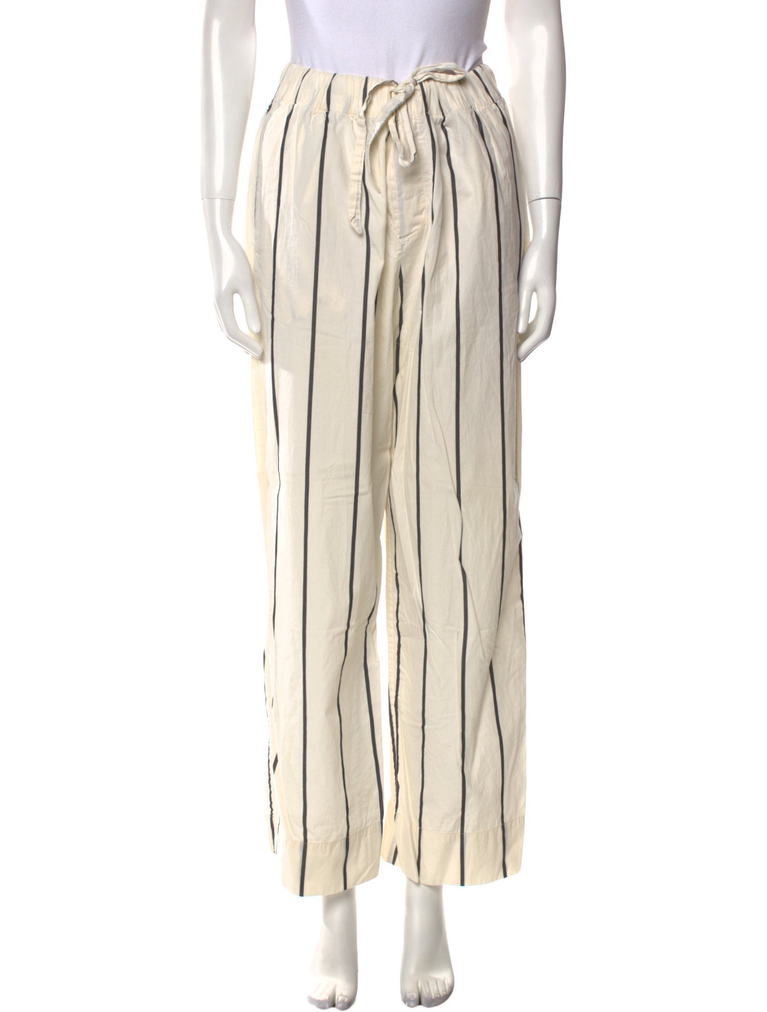 Tekla Striped Wide Leg Pants