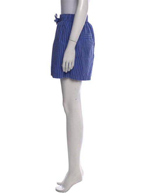 Tekla Striped Mini Shorts