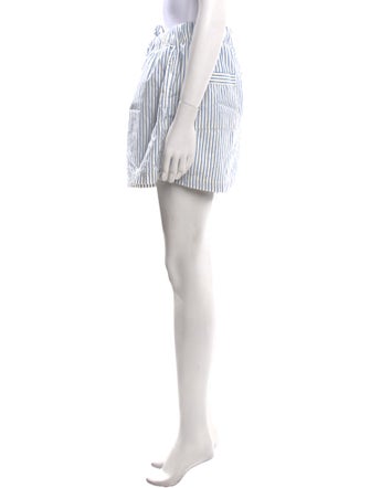 Tekla Striped Mini Shorts