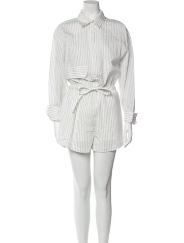 Tela Jumpsuits and Rompers Striped Romper M