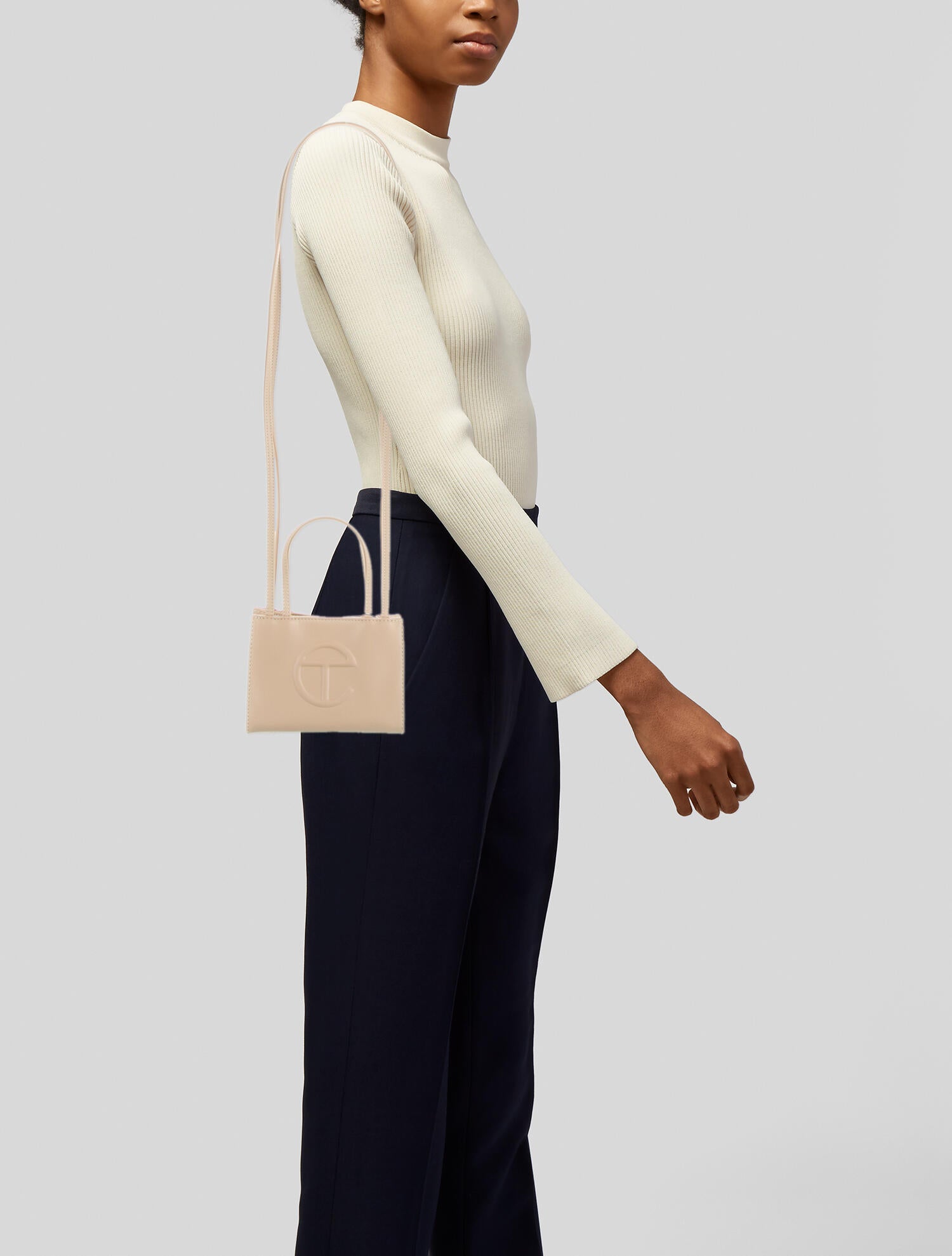 Telfar Mini Bag w/ Tags Silver Mini Bags, Handbags WTELG24225 The