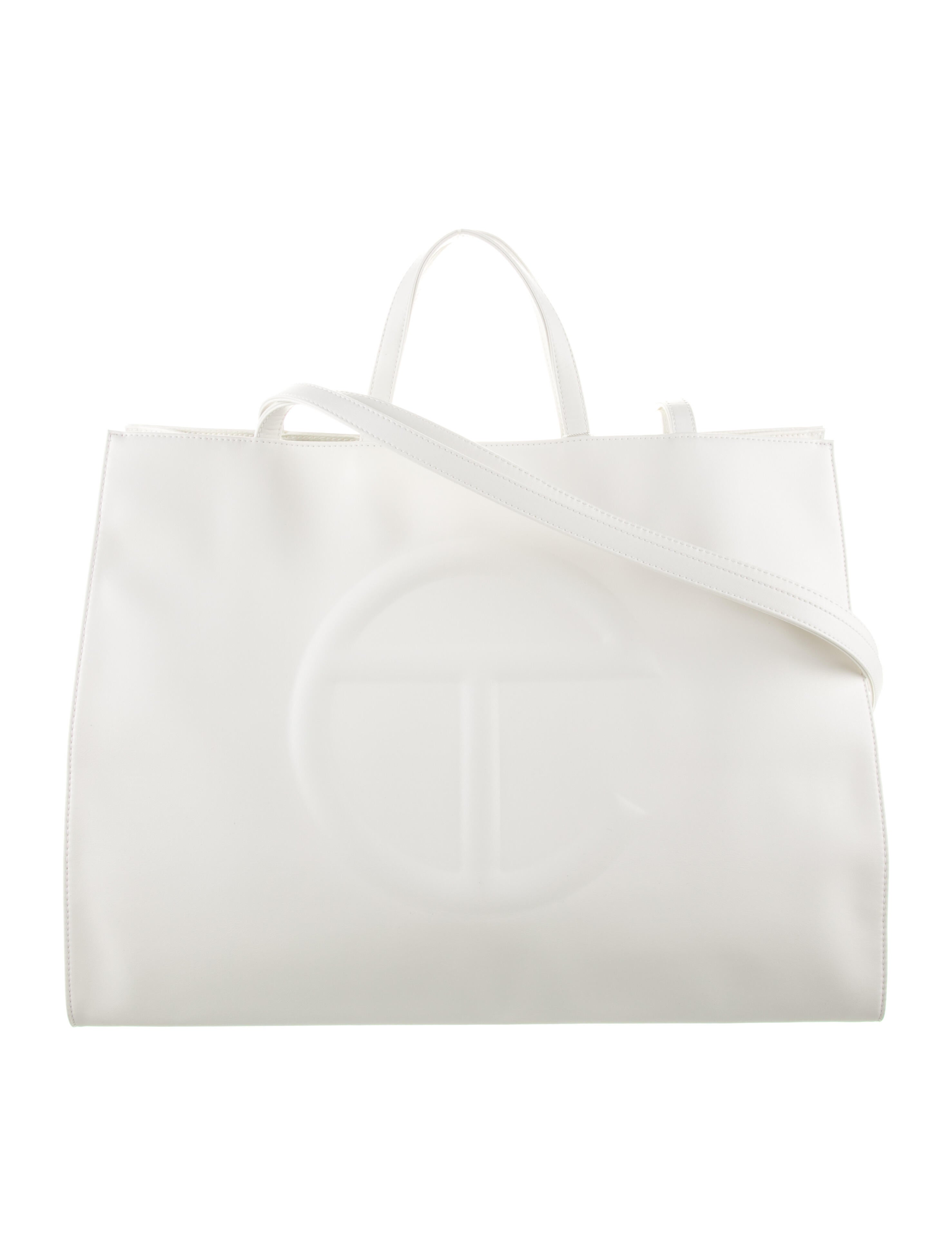 Telfar Vegan Leather Shopping Tote Bag Green Totes, Handbags