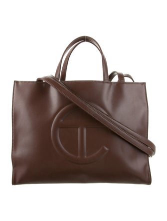 Telfar Medium Chocolate Shopping Bag