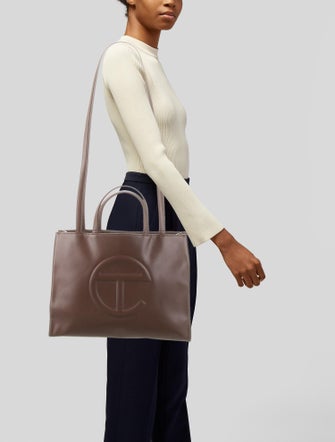 Telfar Medium Chocolate Shopping Bag