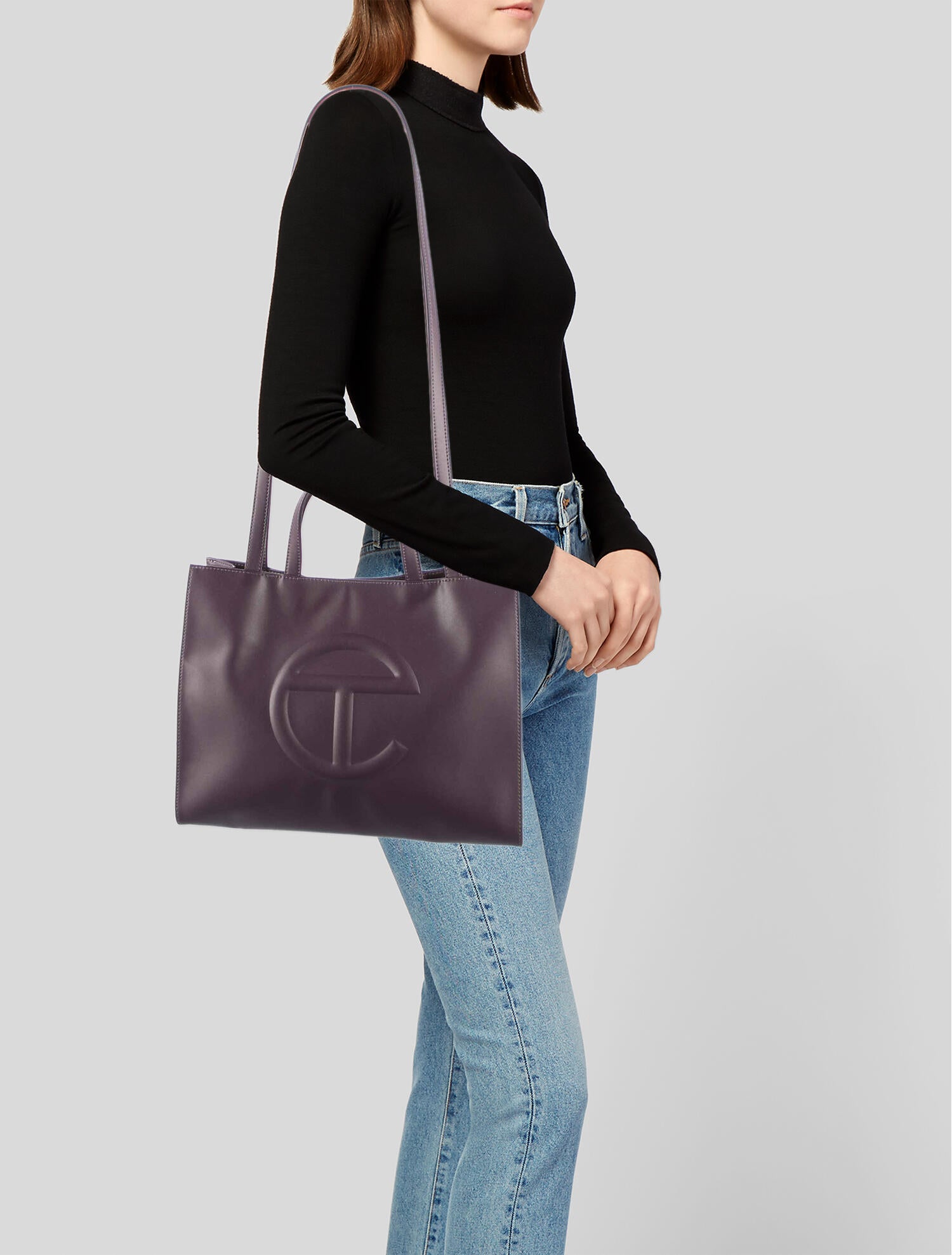 Telfar Vegan Leather Tote Bag Green Totes, Handbags WTELG27248 The RealReal