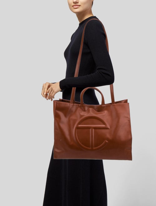 Telfar Large Tan Shopping Bag