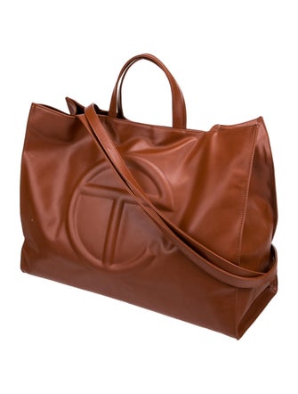 Telfar Large Tan Shopping Bag