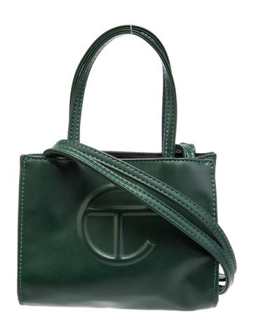 Telfar Totes Vegan Leather Crossbody Bag Small