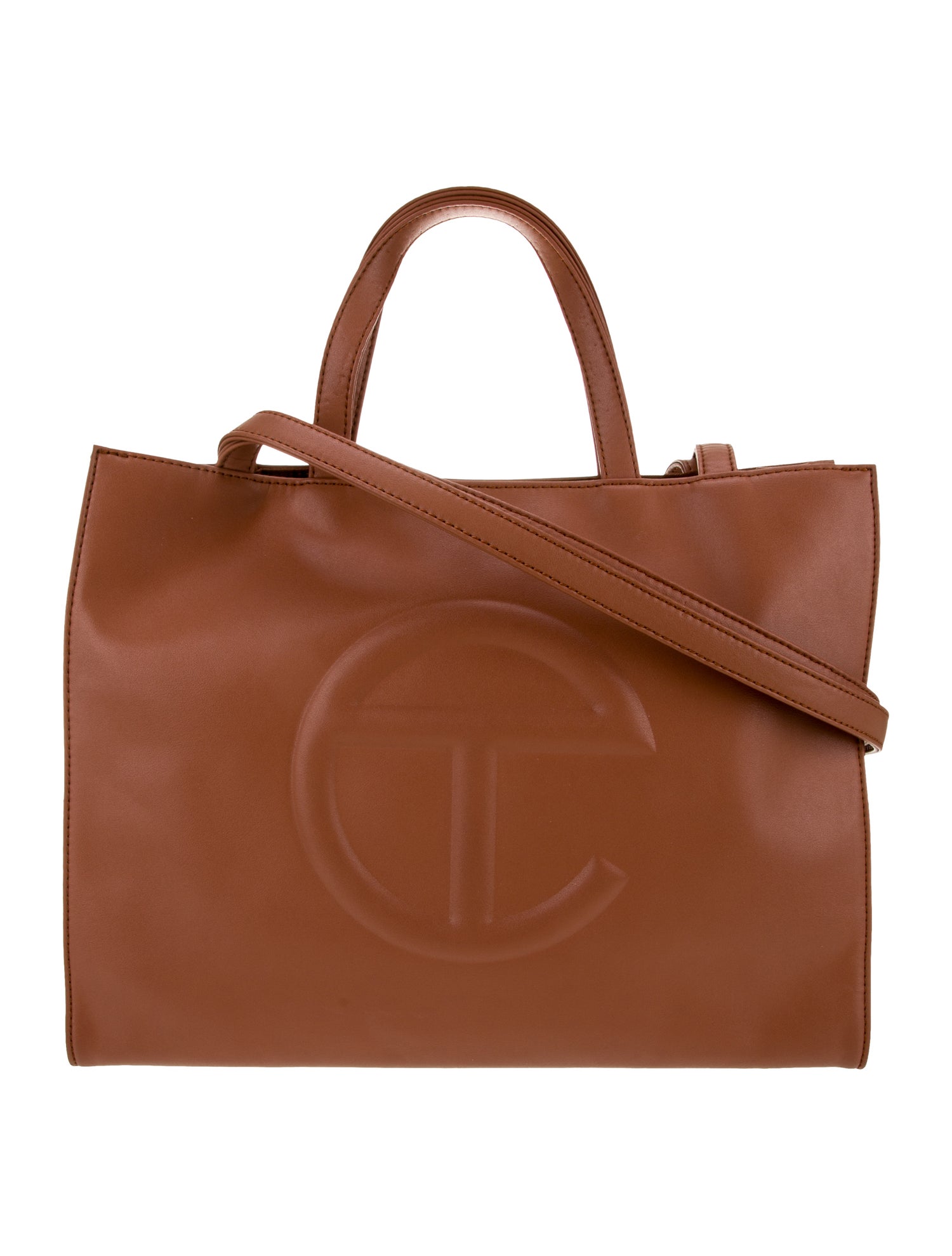 Telfar Vegan Leather Messenger Bag