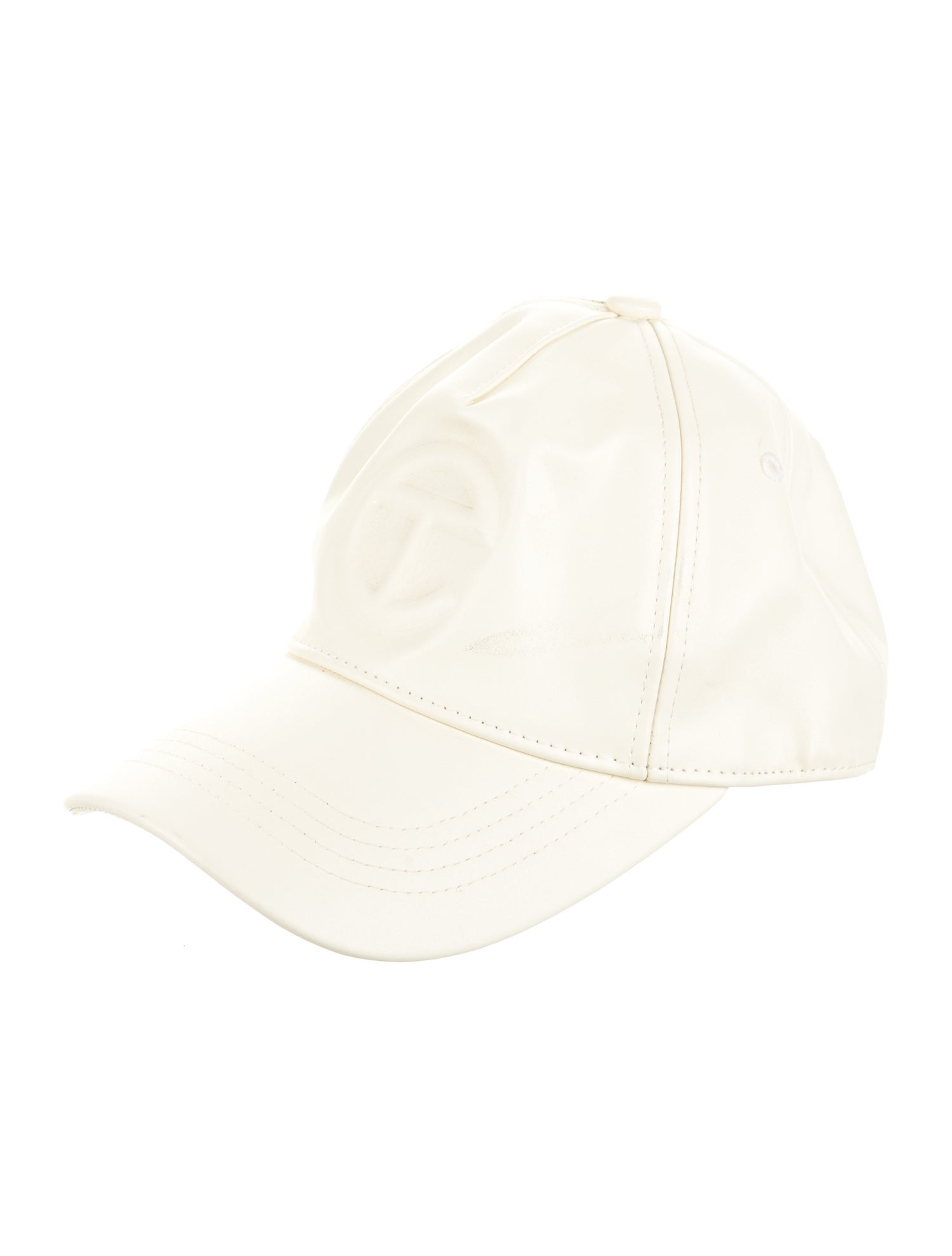 Telfar Neutral Polyurethane Baseball Cap Hat