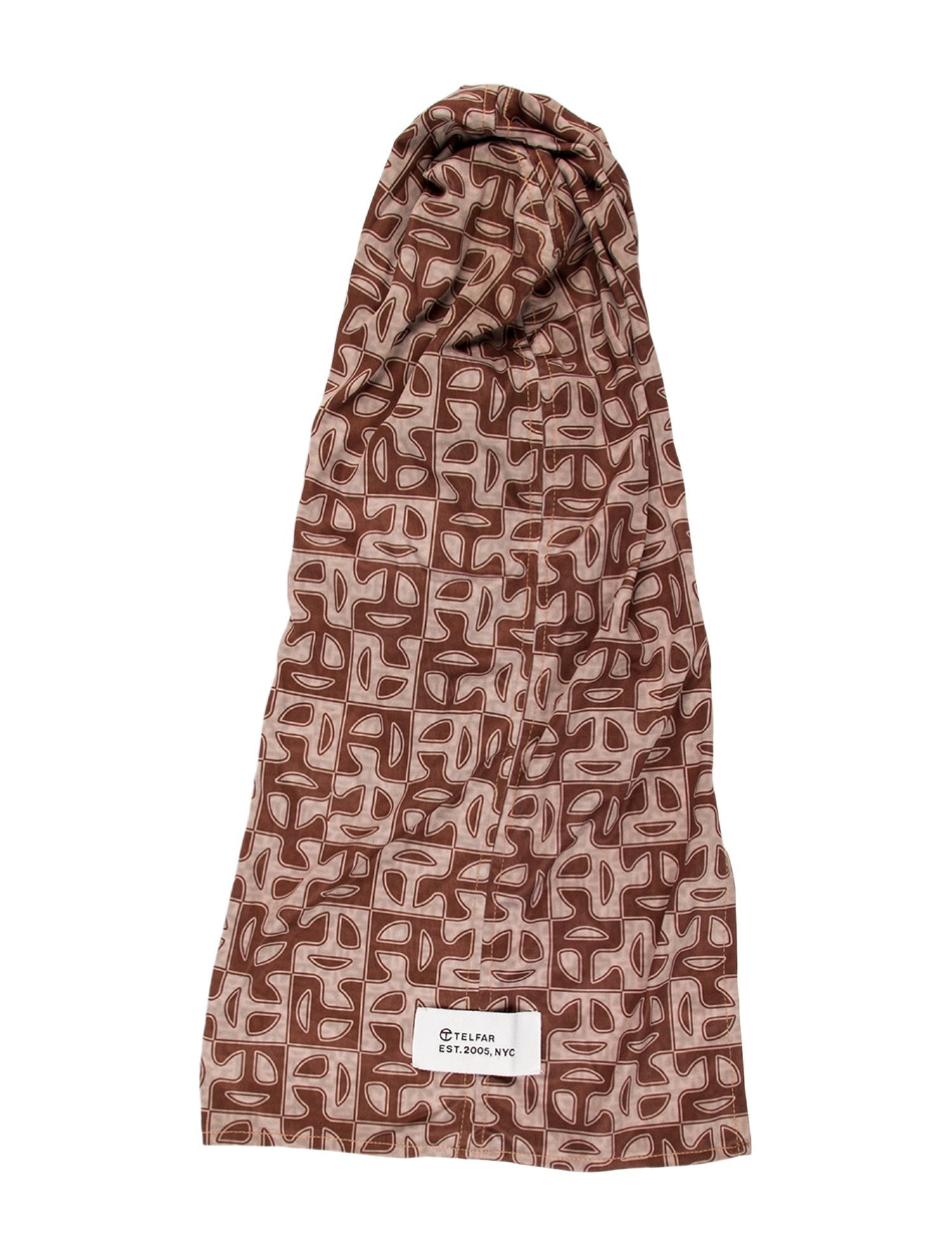 Telfar Silk Printed Scarf