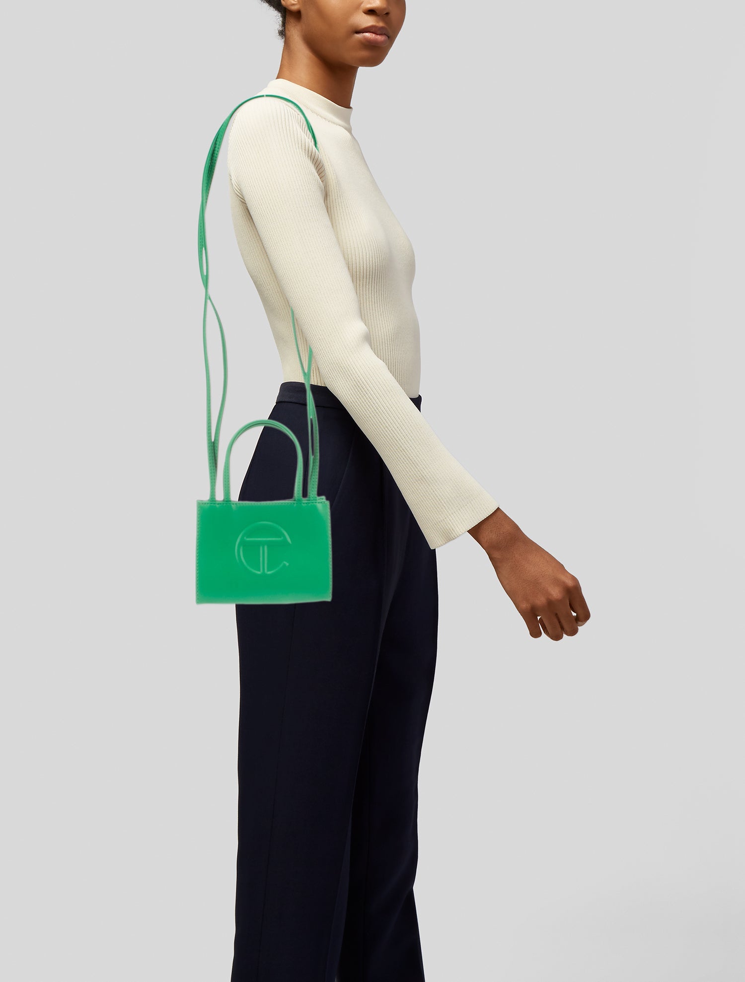 Telfar Vegan Leather Top Handle Bag