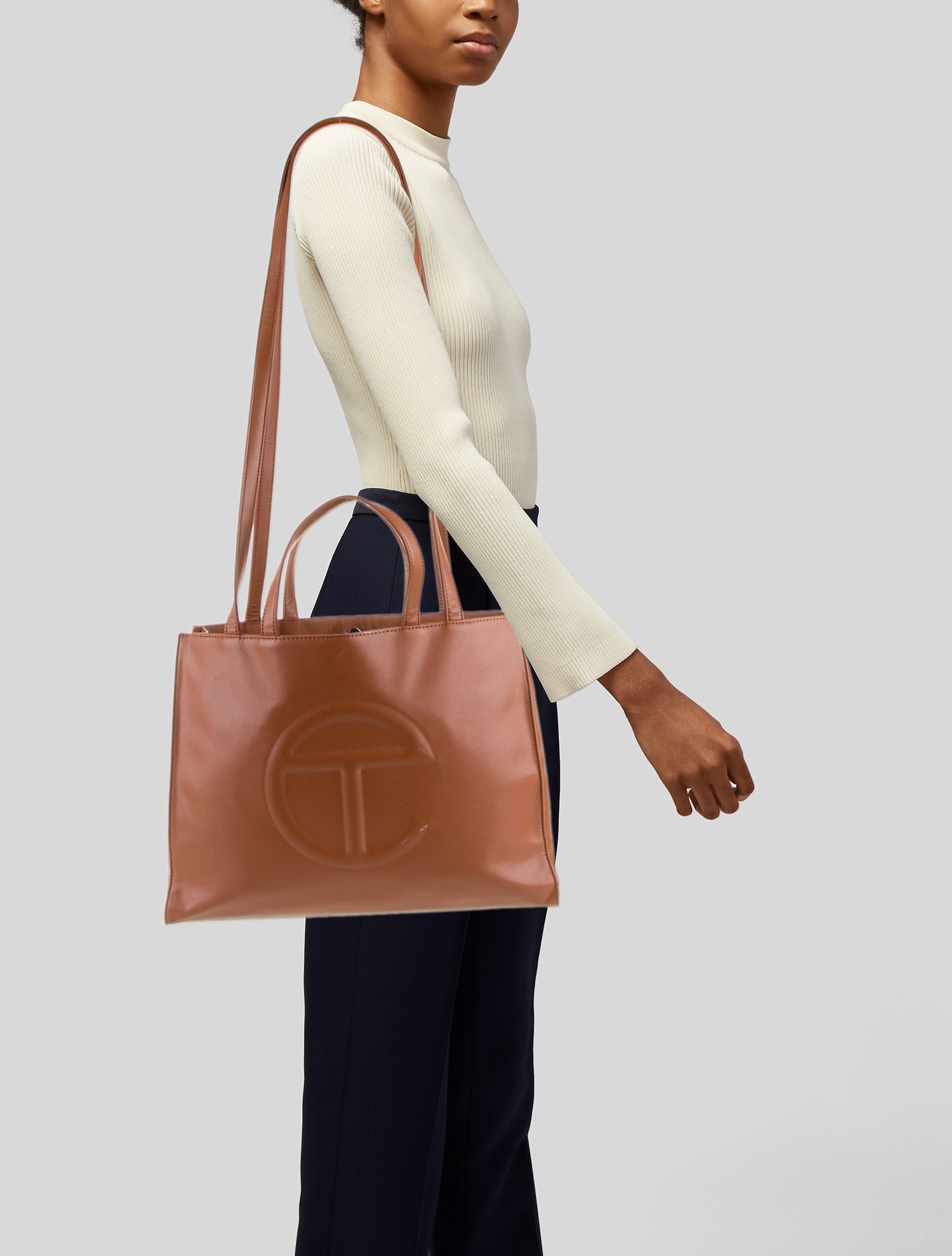 Telfar Vegan Leather Bucket Bag