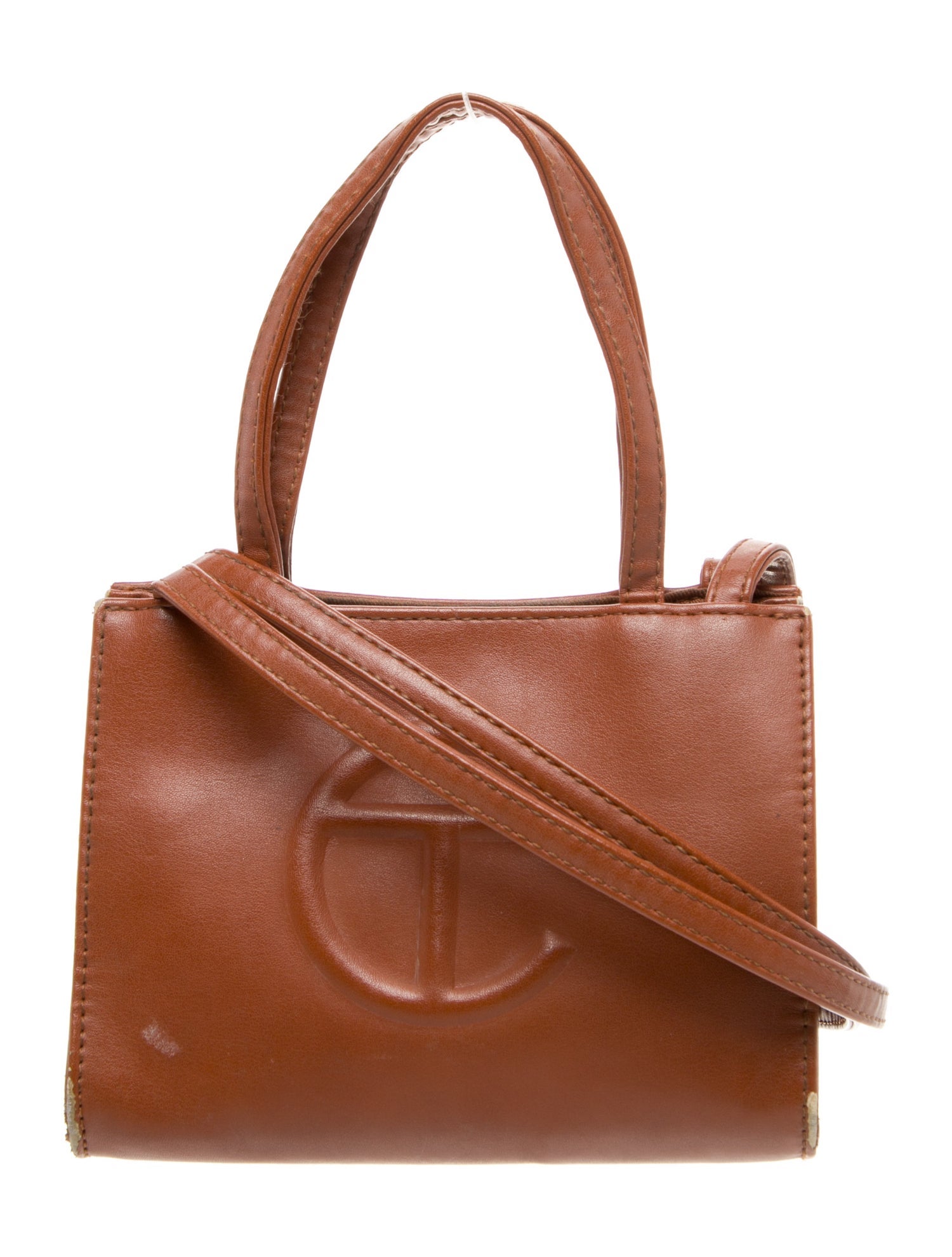 Telfar Leather Crossbody Bag