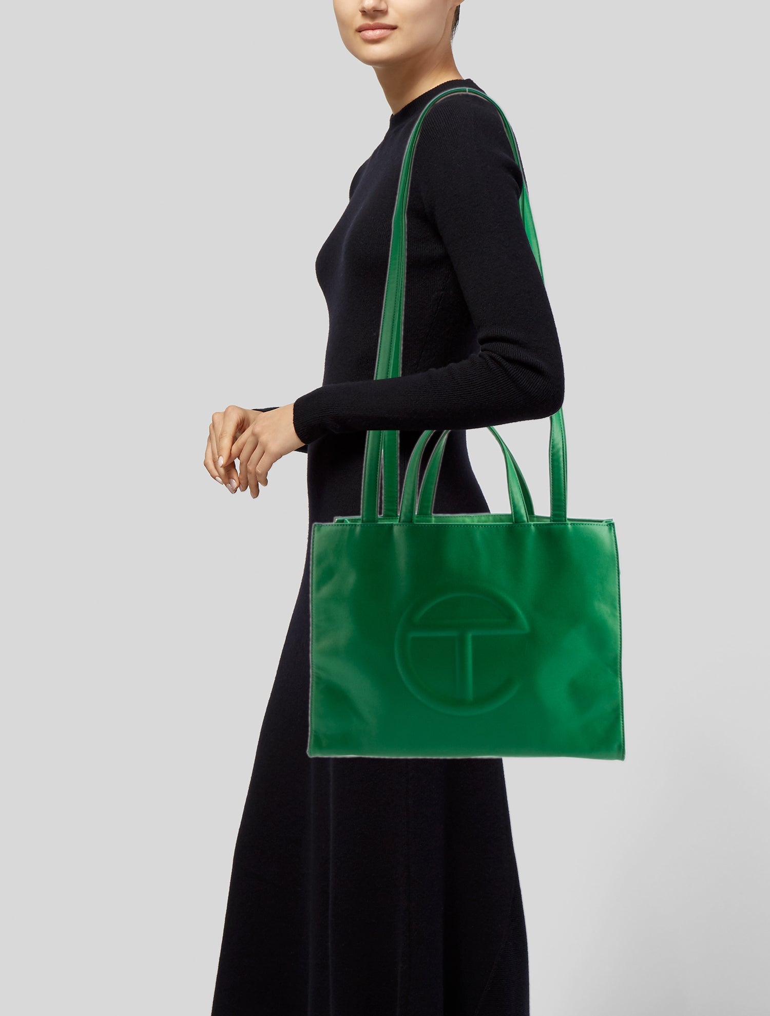 Telfar Vegan Leather Top Handle Bag