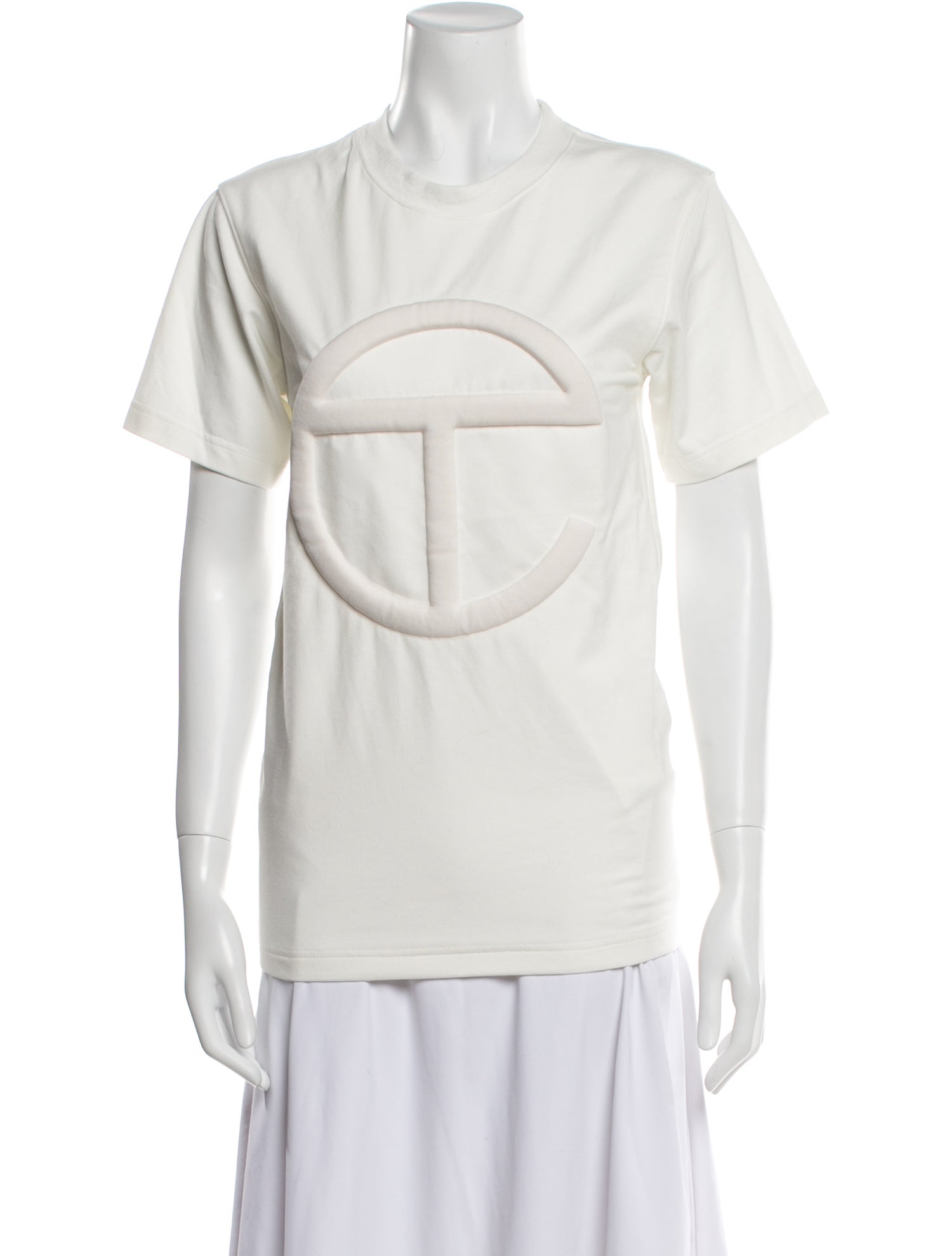 Telfar Mock Neck Short Sleeve T-Shirt