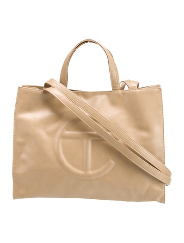Telfar Totes Vegan Leather Crossbody Bag Medium