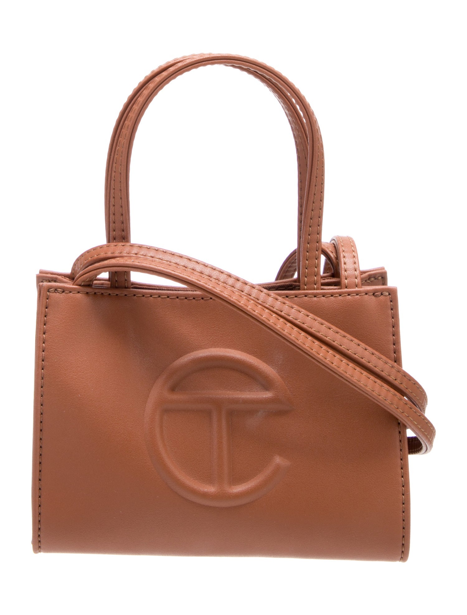 Telfar Vegan Leather Top Handle Bag