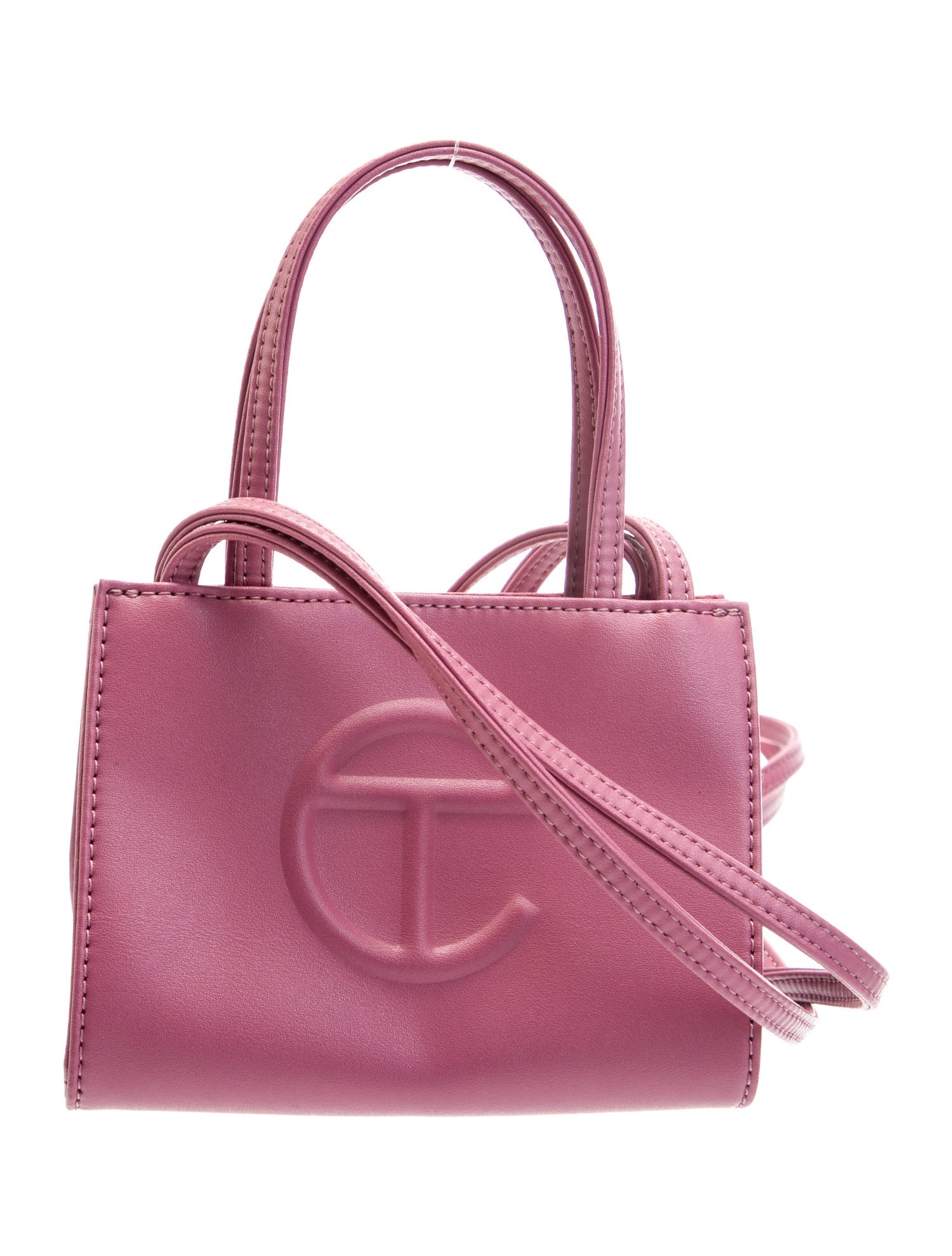 Telfar Vegan Leather Small Corned Beef Shopping Bag Small