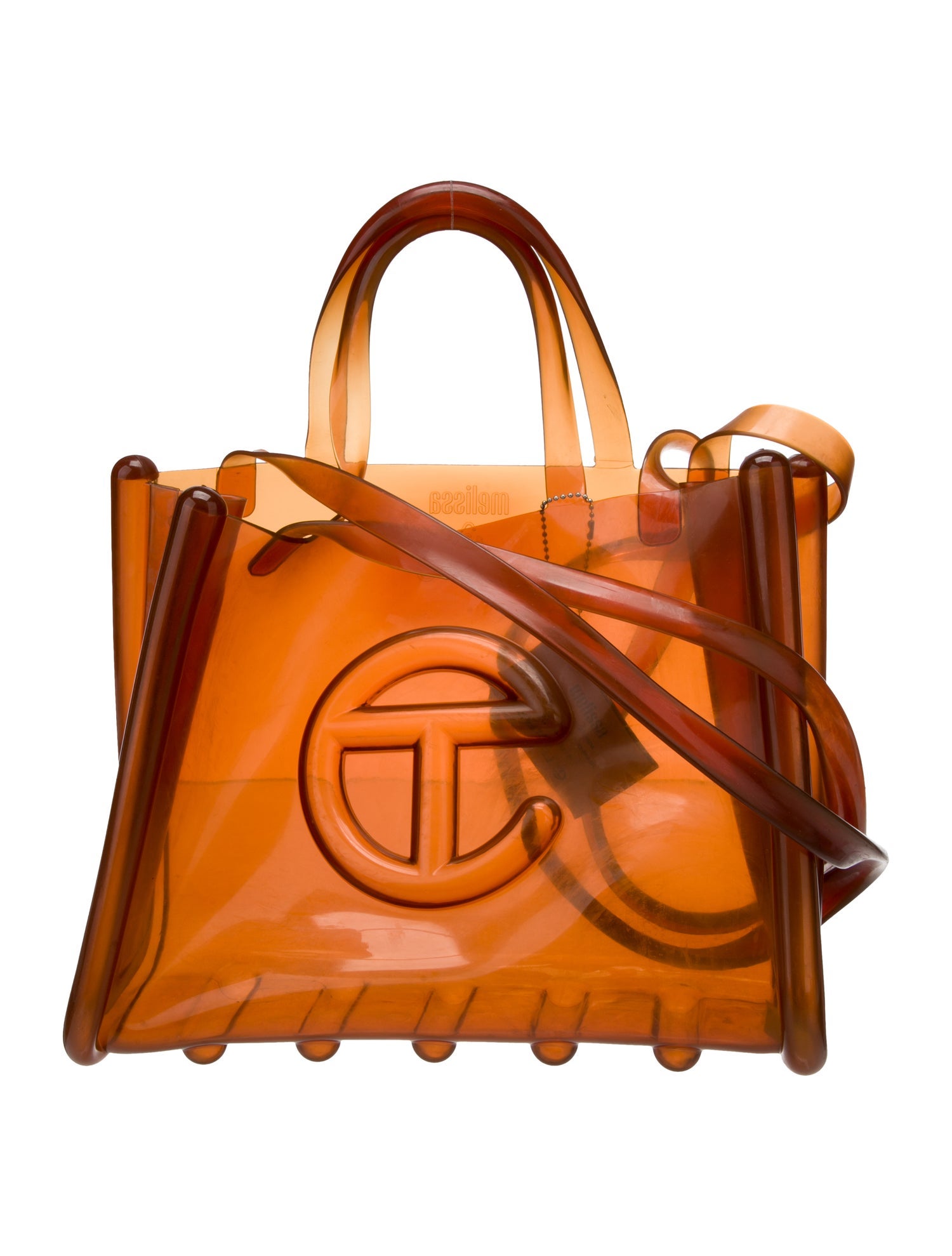 Melissa x TELFAR PVC Medium Clear Brown Jelly Shopper Medium