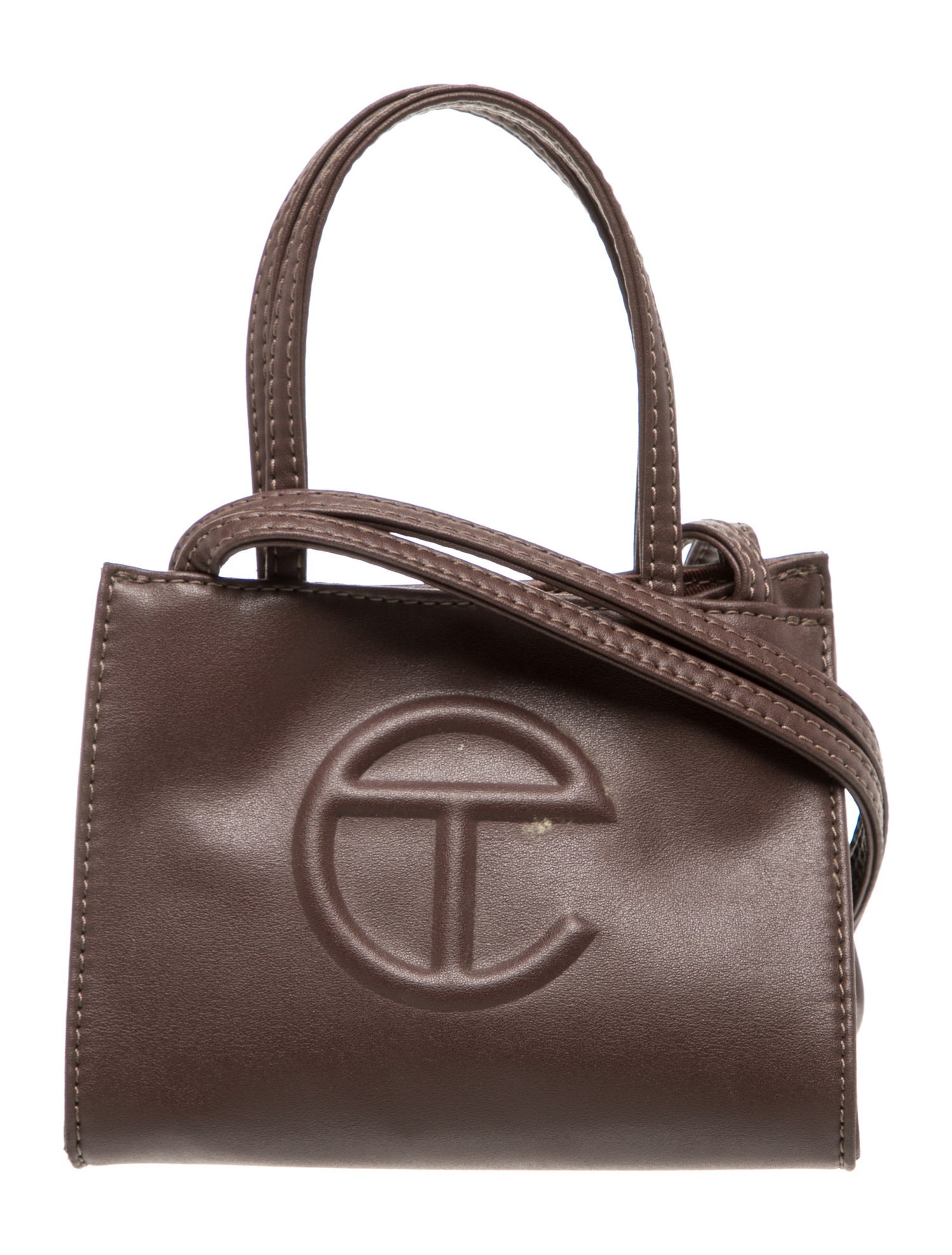 Telfar Vegan Leather Top Handle Bag Small