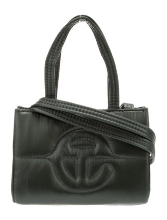 Telfar Nylon Small Green Puff Shopper Small