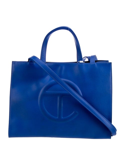 Telfar Vegan Leather 'Painter's Tape' Shopping Bag Medium
