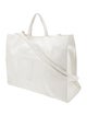 Telfar Vegan Leather Large White Shopping Bag Large