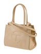 Telfar Vegan Leather Small Cream Shopping Bag Small