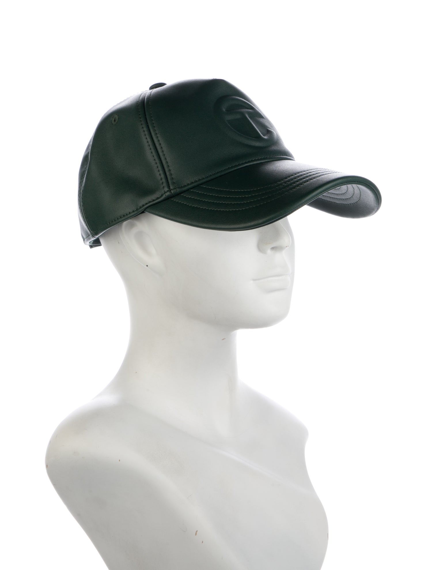 Telfar Faux Leather Baseball Cap